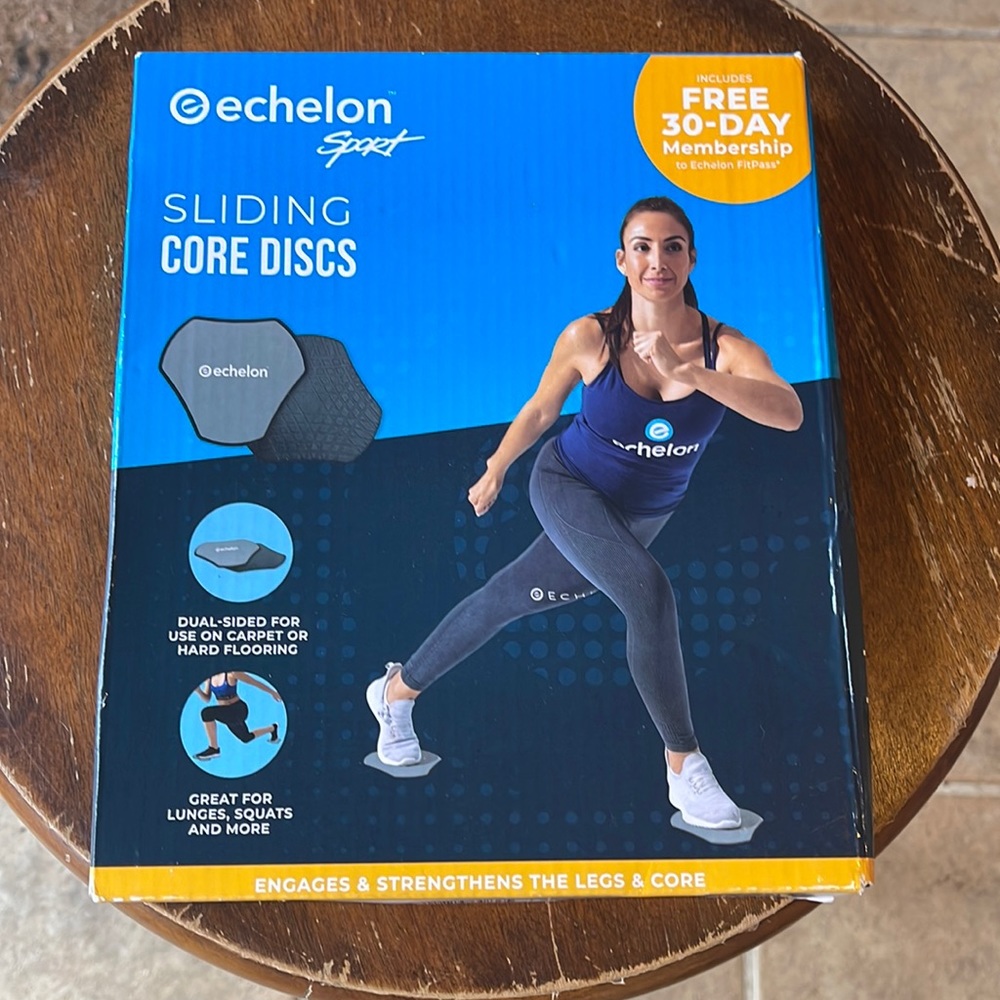 Echelon Sport Siding Core Discs NIB - Exercise- Workout - Gym